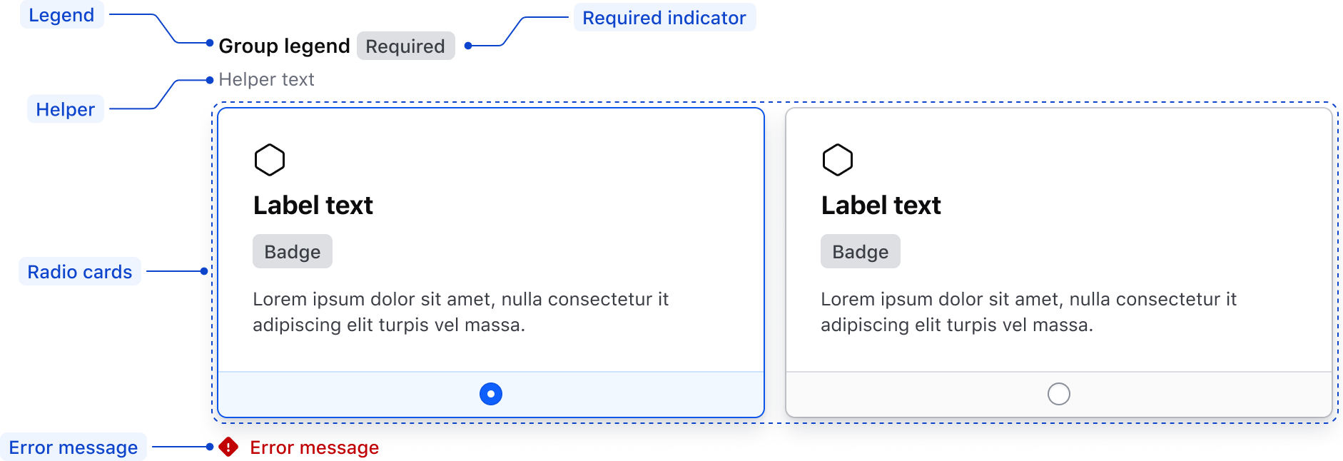 Anatomy of the Radio Card group