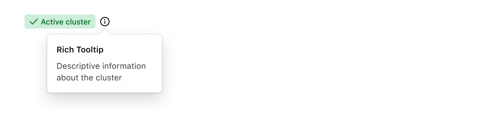 Example of pairing the default toggle with a Badge